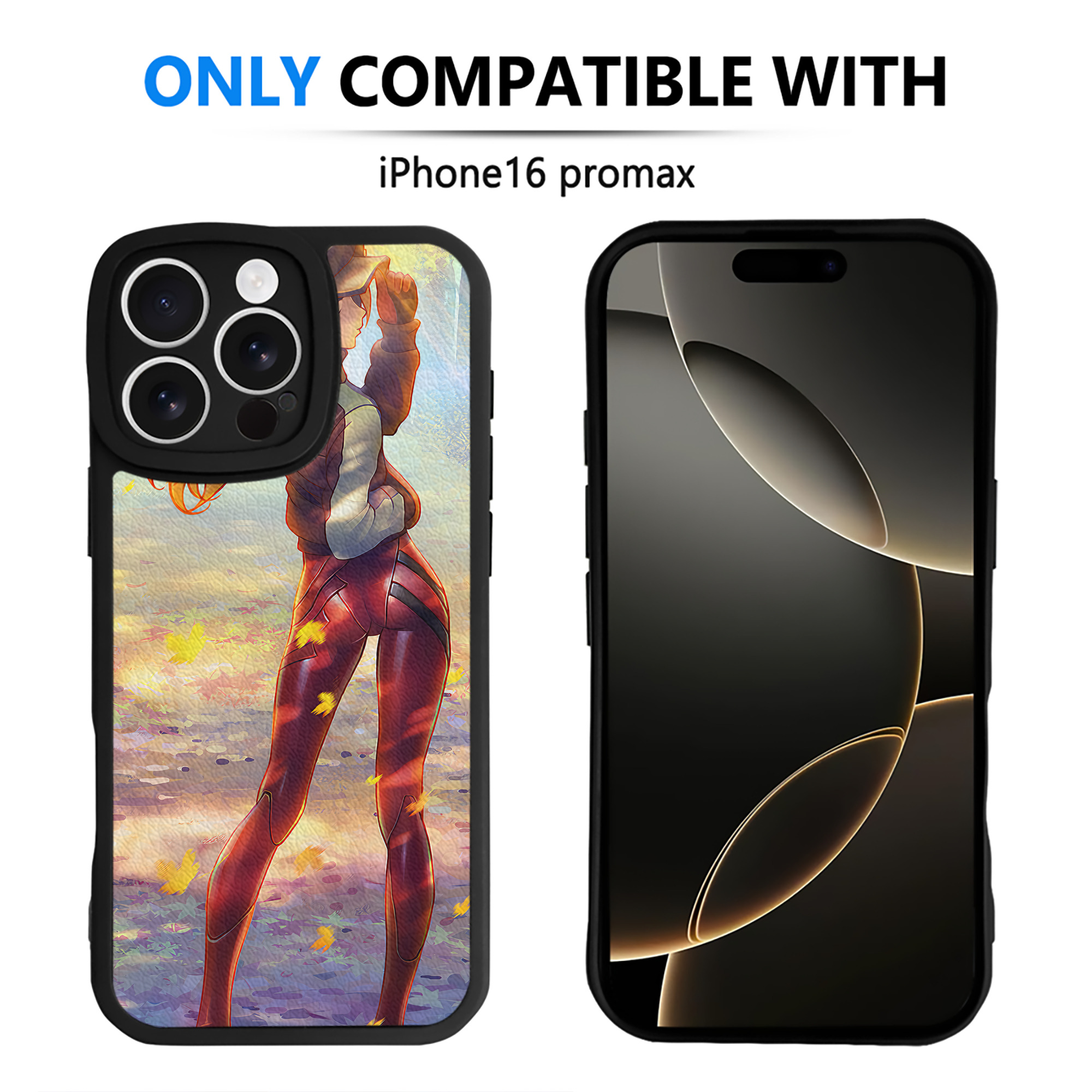 （画像用） EVA 新世紀エヴァンゲリオン 【iPhone 16シリーズ対応】シリコンスマホケース（レザー調） 材質：シリコン